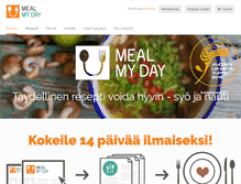 Tablet Screenshot of mealmyday.com